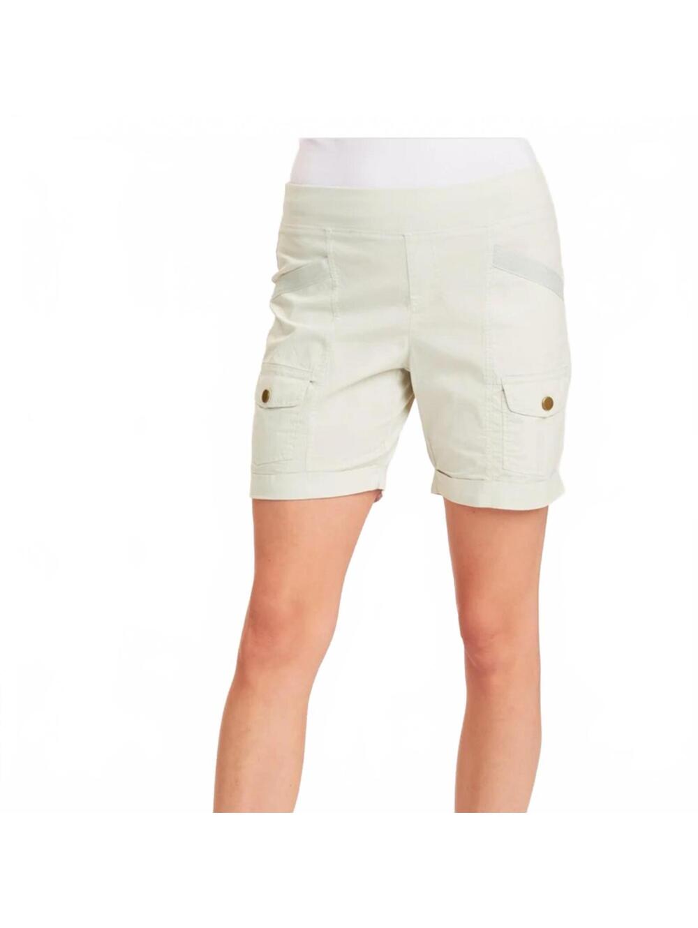 XCVI Wearables Clarissa Short Poplin Cargo Cuffed Stretch Women's Size XS